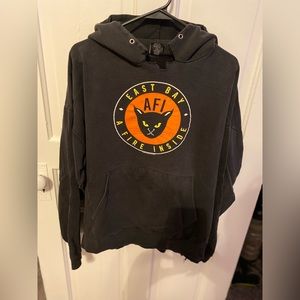 AFI - A Fire Inside: East Bay Cat Hoodie (Black) XL